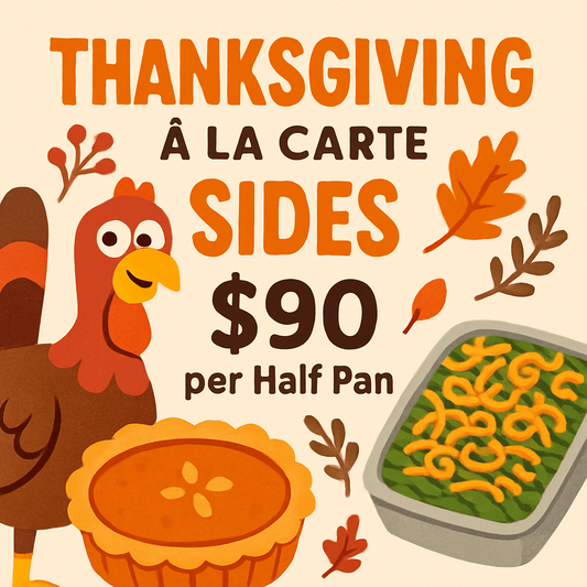 Thanksgiving Vegetables À La Carte — $90 per Half Pan