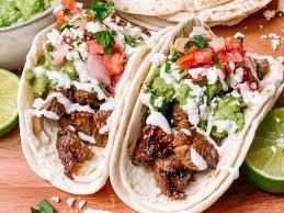 Brazilian Picanha Tacos w. Cilantro Lime Crema